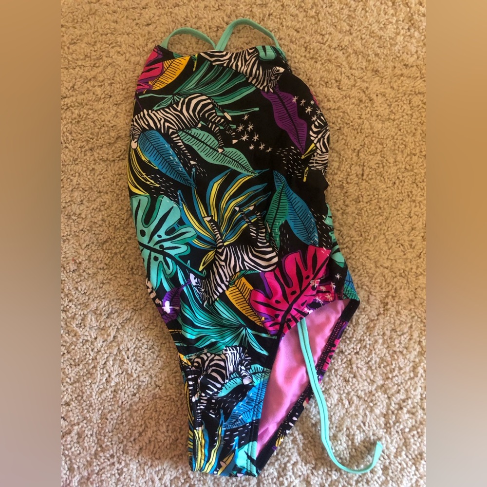 Speedo Swim Suit, Tie Back